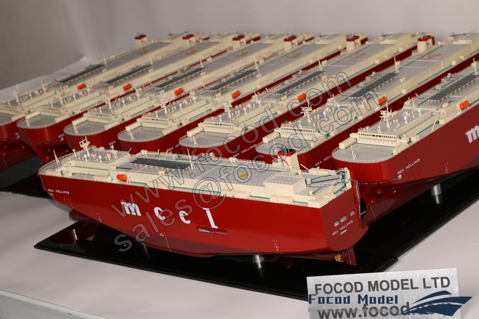 customized model of 180m Vehicles Carrier (RoRo ship)
